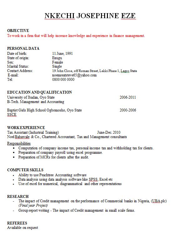 Personal skills in the resume